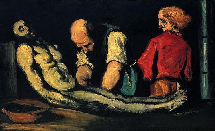 Paul Cezanne Vorbereitung auf das Begrabnis France oil painting art